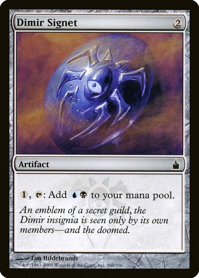 Dimir Signet 260 card from Ravnica: City of Guilds