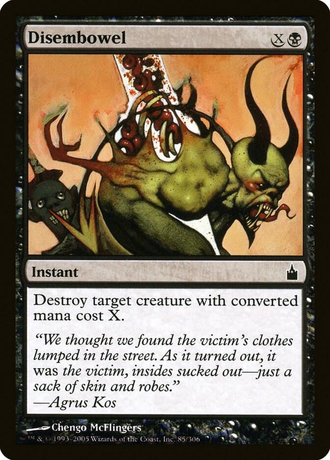 Disembowel 85 card from Ravnica: City of Guilds
