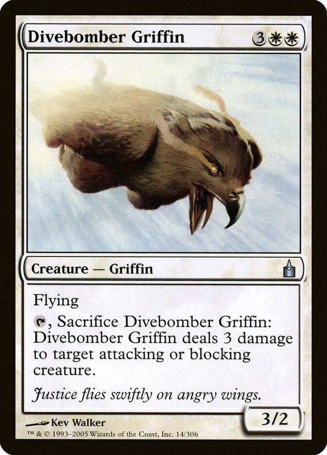Divebomber Griffin 14 card from Ravnica: City of Guilds