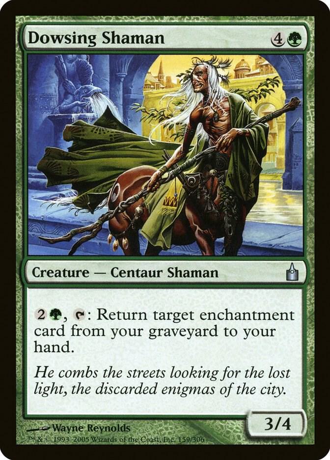 Dowsing Shaman 159 card from Ravnica: City of Guilds