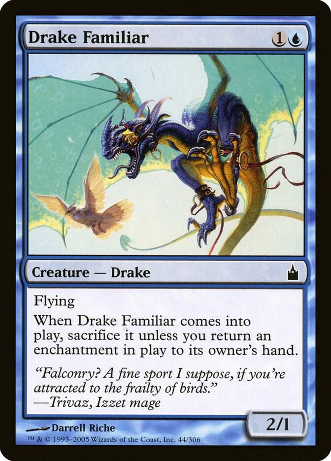 Drake Familiar 44 card from Ravnica: City of Guilds