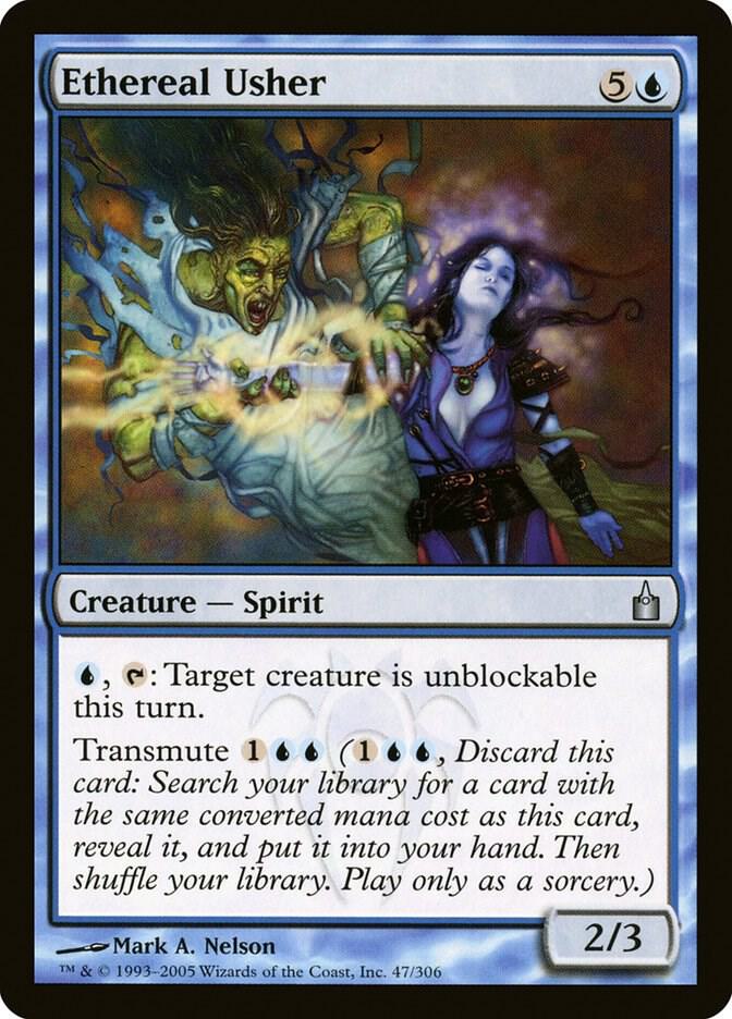 Ethereal Usher 47 card from Ravnica: City of Guilds
