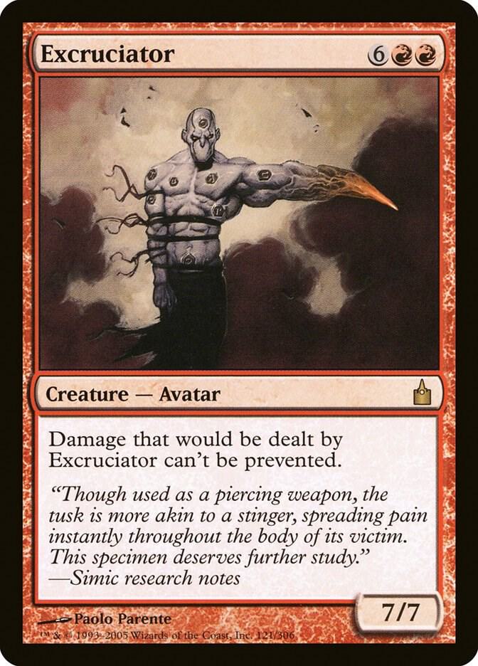 Excruciator 121 card from Ravnica: City of Guilds
