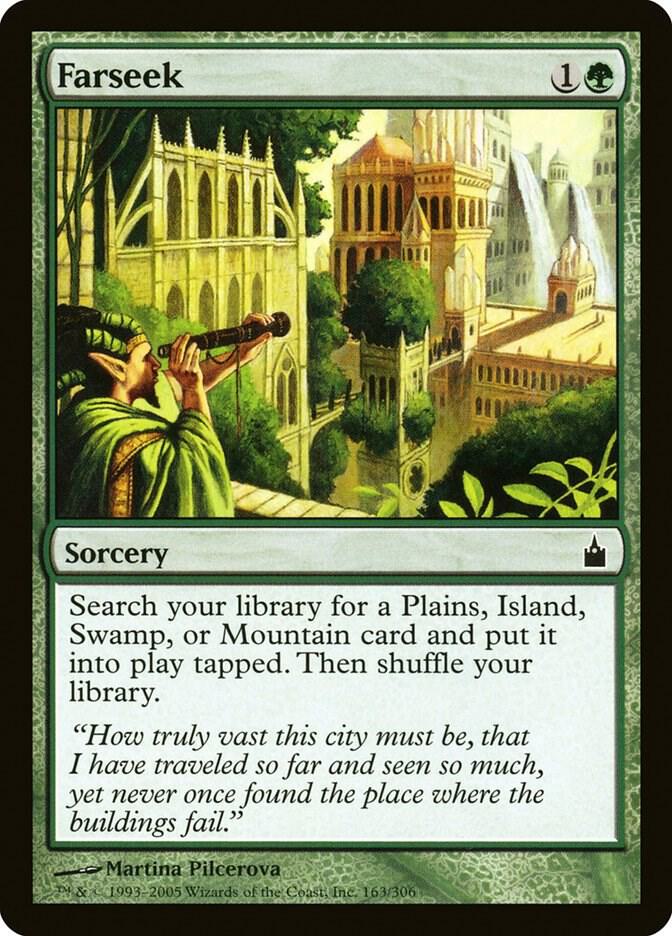 Farseek 163 card from Ravnica: City of Guilds