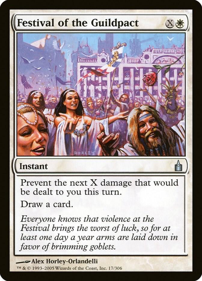 Festival of the Guildpact 17 card from Ravnica: City of Guilds