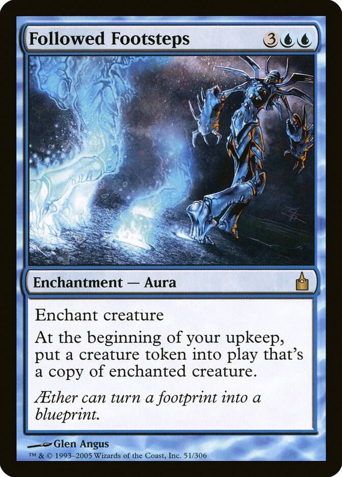 Followed Footsteps 51 card from Ravnica: City of Guilds