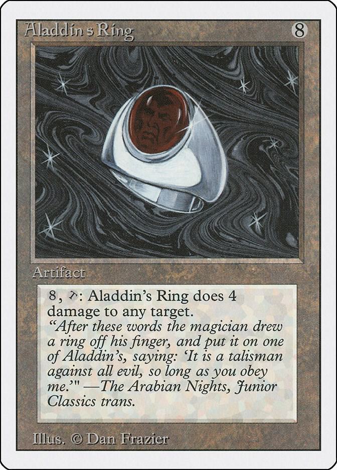 Aladdin's Ring card from Revised Edition