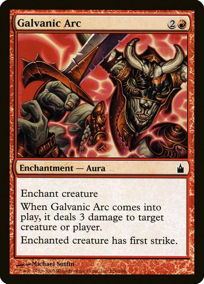 Galvanic Arc 126 card from Ravnica: City of Guilds
