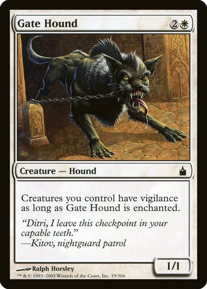 Gate Hound 19 card from Ravnica: City of Guilds