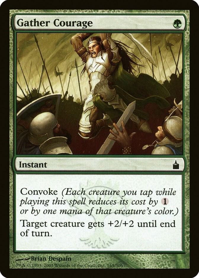 Gather Courage 165 card from Ravnica: City of Guilds