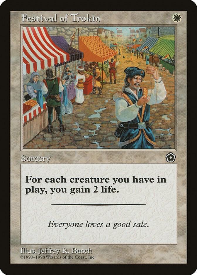 Festival of Trokin card from Portal Second Age