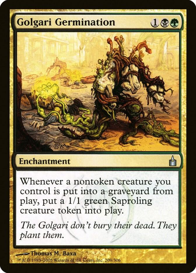 Golgari Germination 209 card from Ravnica: City of Guilds