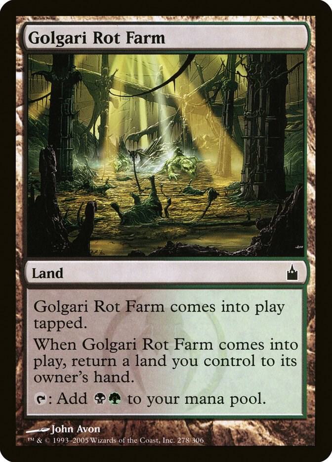 Golgari Rot Farm 278 card from Ravnica: City of Guilds