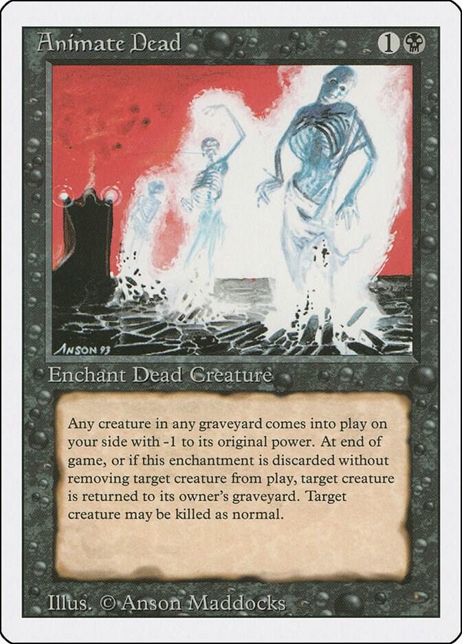 Animate Dead card from Revised Edition