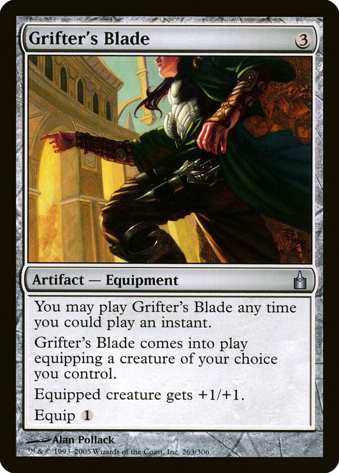 Grifter's Blade 263 card from Ravnica: City of Guilds
