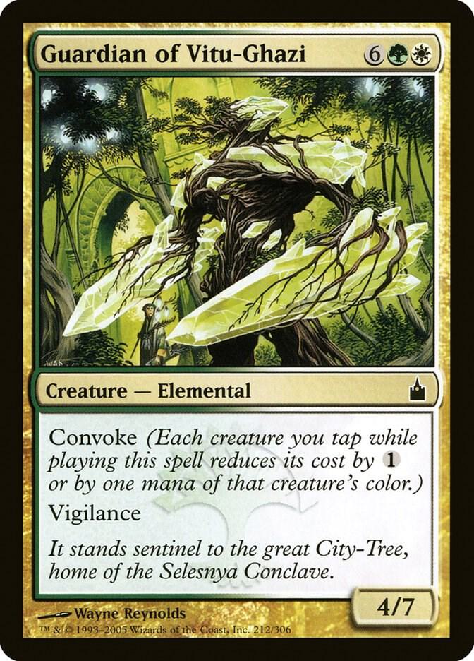 Guardian of Vitu-Ghazi 212 card from Ravnica: City of Guilds