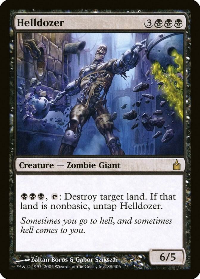 Helldozer 88 card from Ravnica: City of Guilds