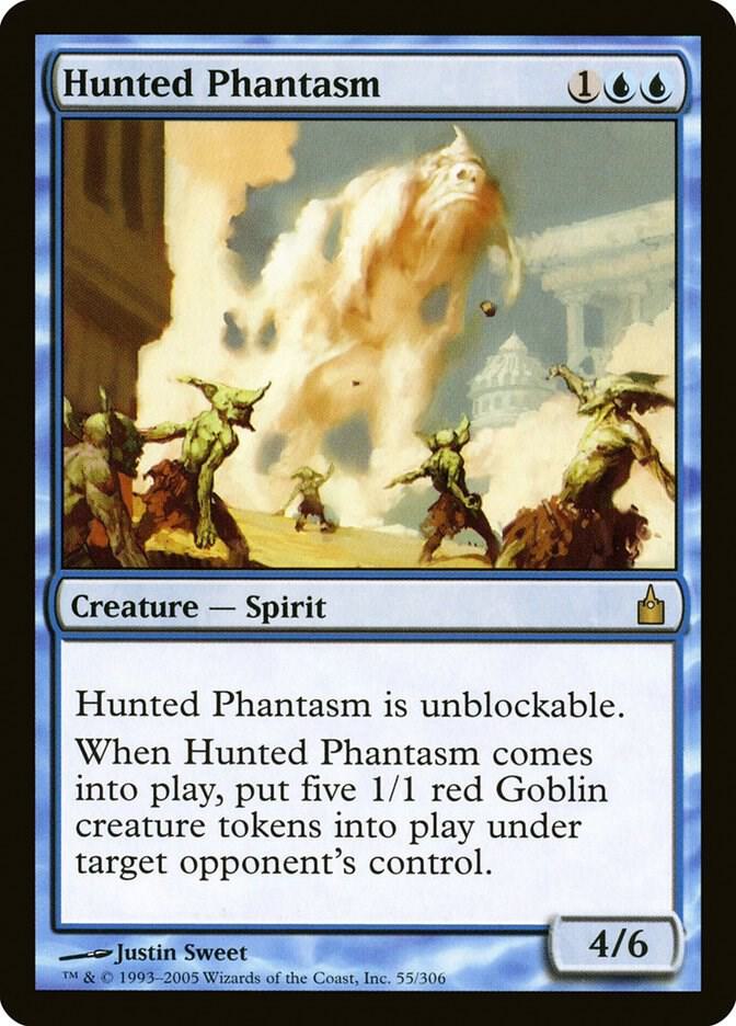 Hunted Phantasm 55 card from Ravnica: City of Guilds