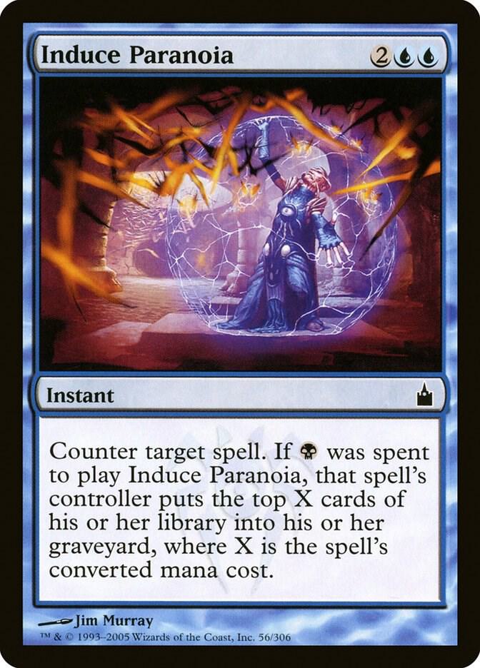 Induce Paranoia 56 card from Ravnica: City of Guilds