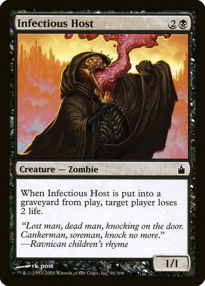 Infectious Host 91 card from Ravnica: City of Guilds