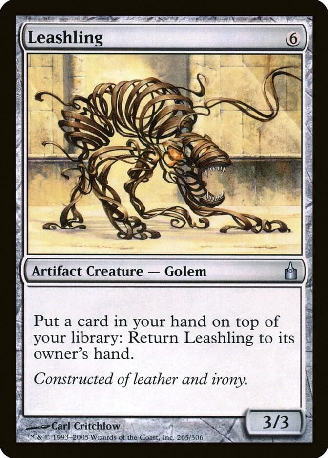 Leashling 265 card from Ravnica: City of Guilds