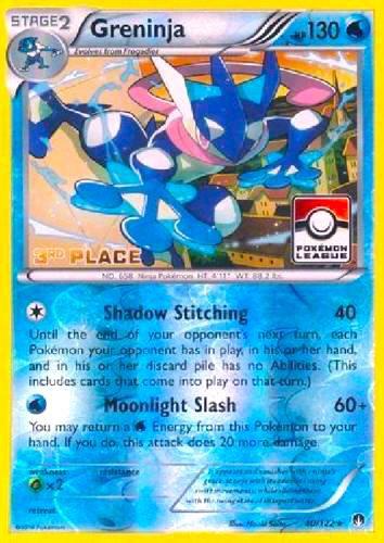 Greninja - 40/122 (Pokemon League) [3rd Place] 040/122 card from League & Championship Cards