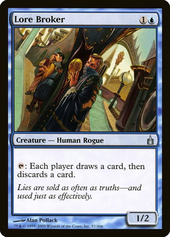 Lore Broker 57 card from Ravnica: City of Guilds