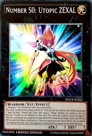 Number S0: Utopic ZEXAL MACR-ENSE2 card from Maximum Crisis