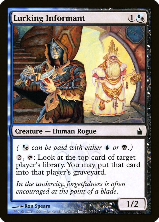Lurking Informant 249 card from Ravnica: City of Guilds