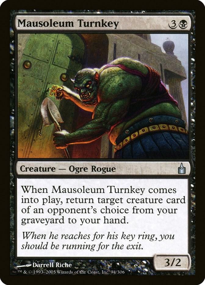 Mausoleum Turnkey 94 card from Ravnica: City of Guilds