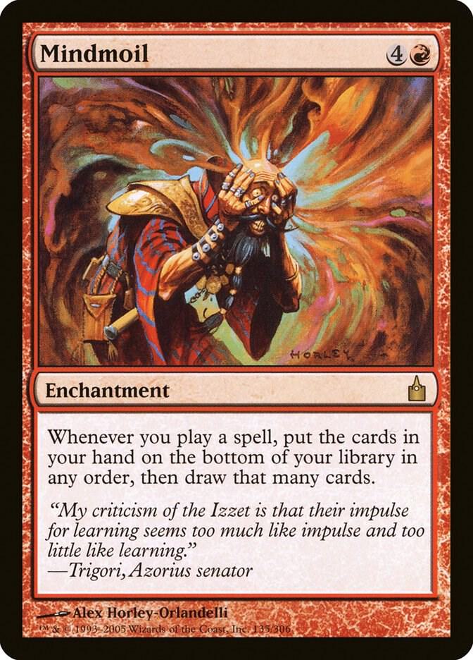 Mindmoil 135 card from Ravnica: City of Guilds