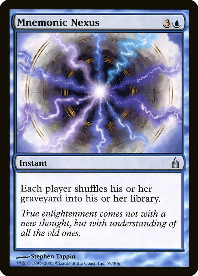 Mnemonic Nexus 59 card from Ravnica: City of Guilds