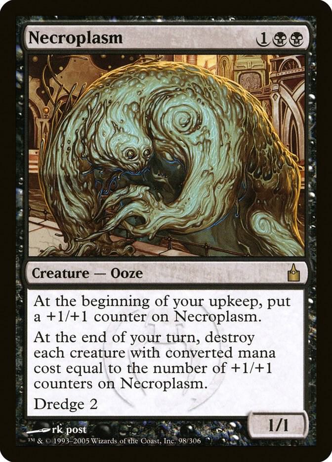 Necroplasm 98 card from Ravnica: City of Guilds