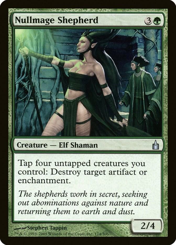 Nullmage Shepherd 174 card from Ravnica: City of Guilds