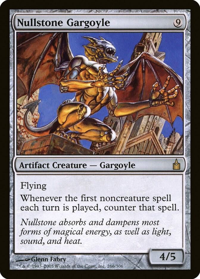 Nullstone Gargoyle 266 card from Ravnica: City of Guilds