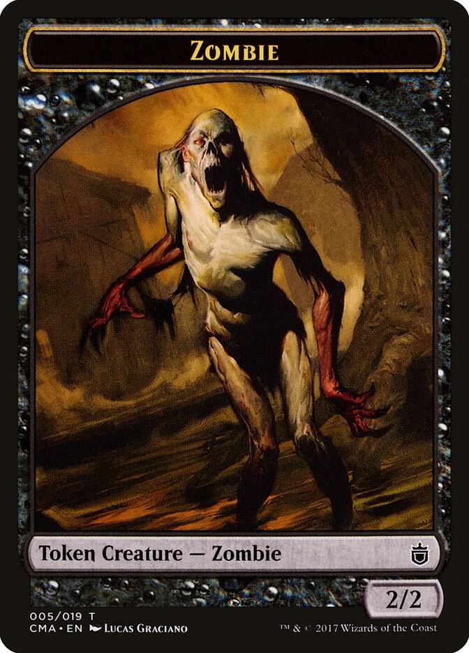 Zombie Token 5 card from Commander Anthology