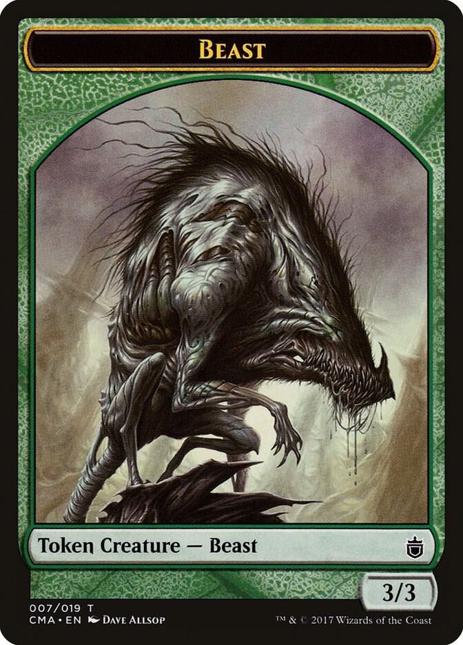 Beast Token 7 card from Commander Anthology