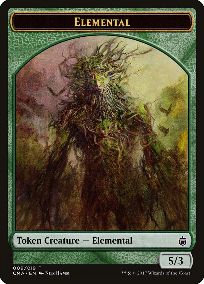 Elemental Token 9 card from Commander Anthology