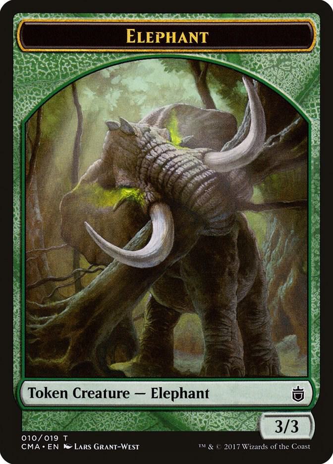 Elephant Token 10 card from Commander Anthology