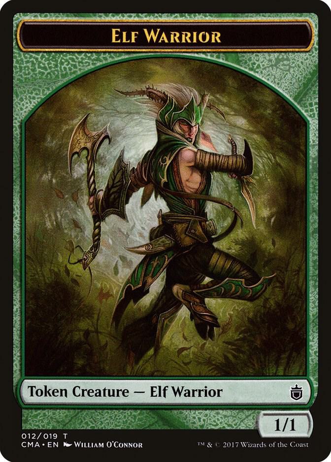 Elf Warrior Token 12 card from Commander Anthology