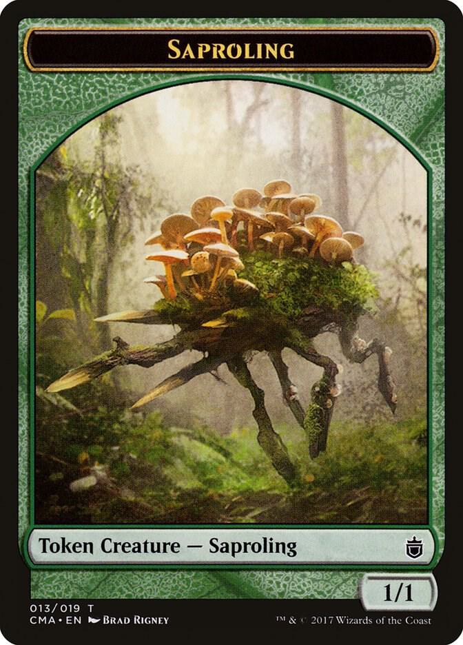 Saproling Token 13 card from Commander Anthology