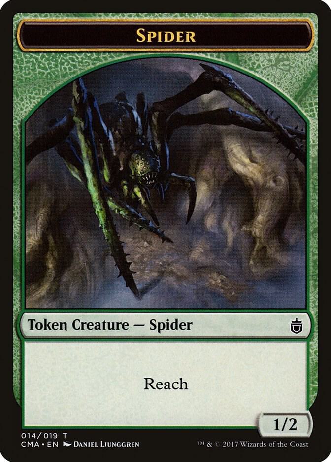 Spider Token 14 card from Commander Anthology