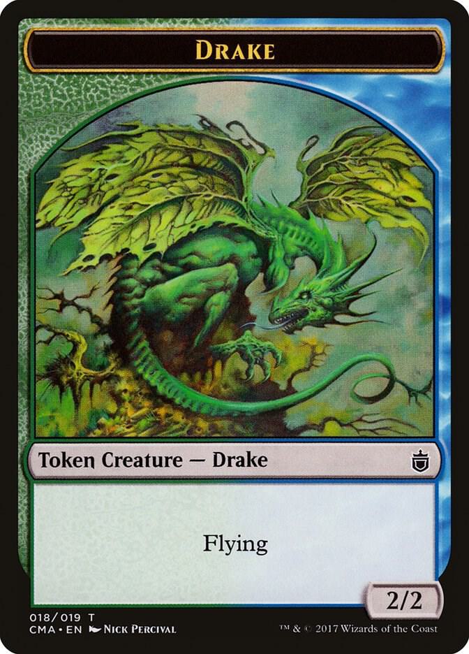 Drake Token 18 card from Commander Anthology