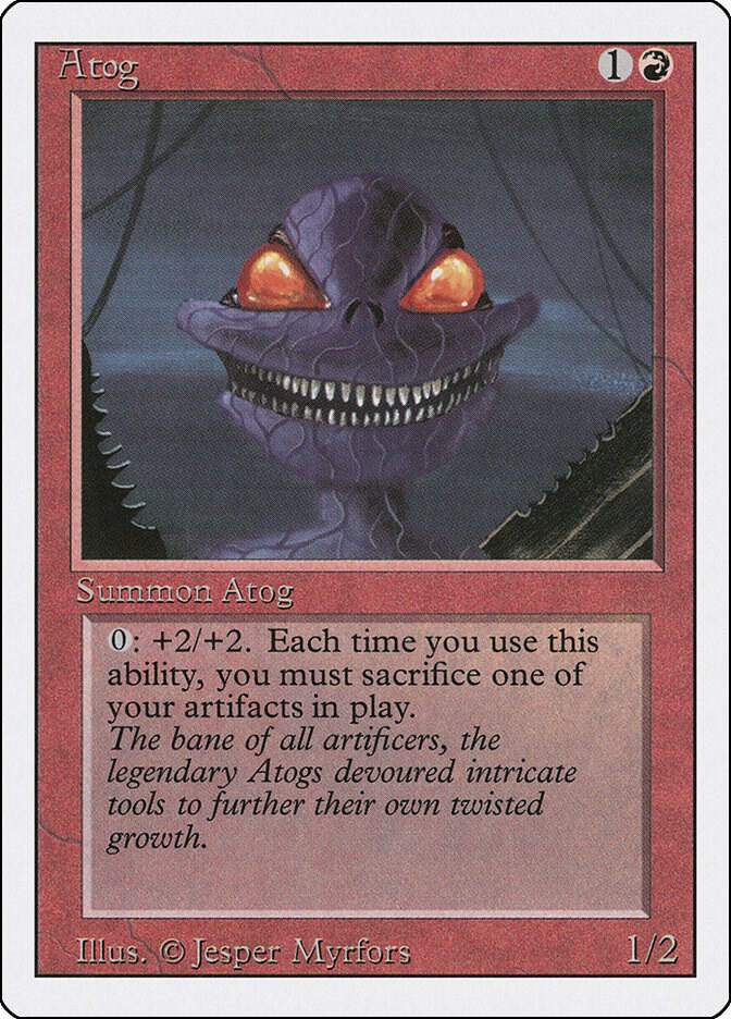 Atog card from Revised Edition