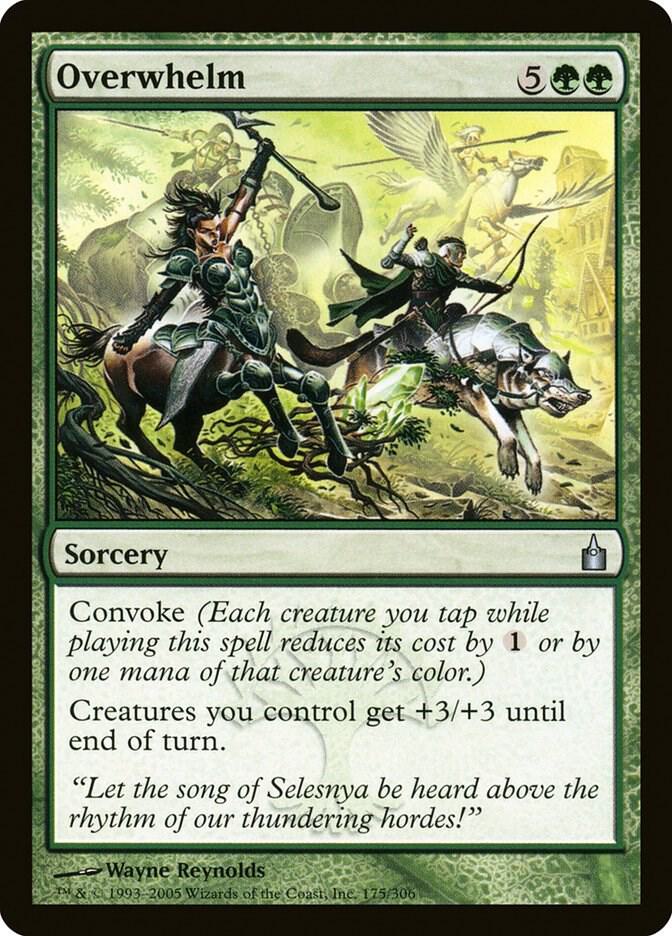 Overwhelm 175 card from Ravnica: City of Guilds