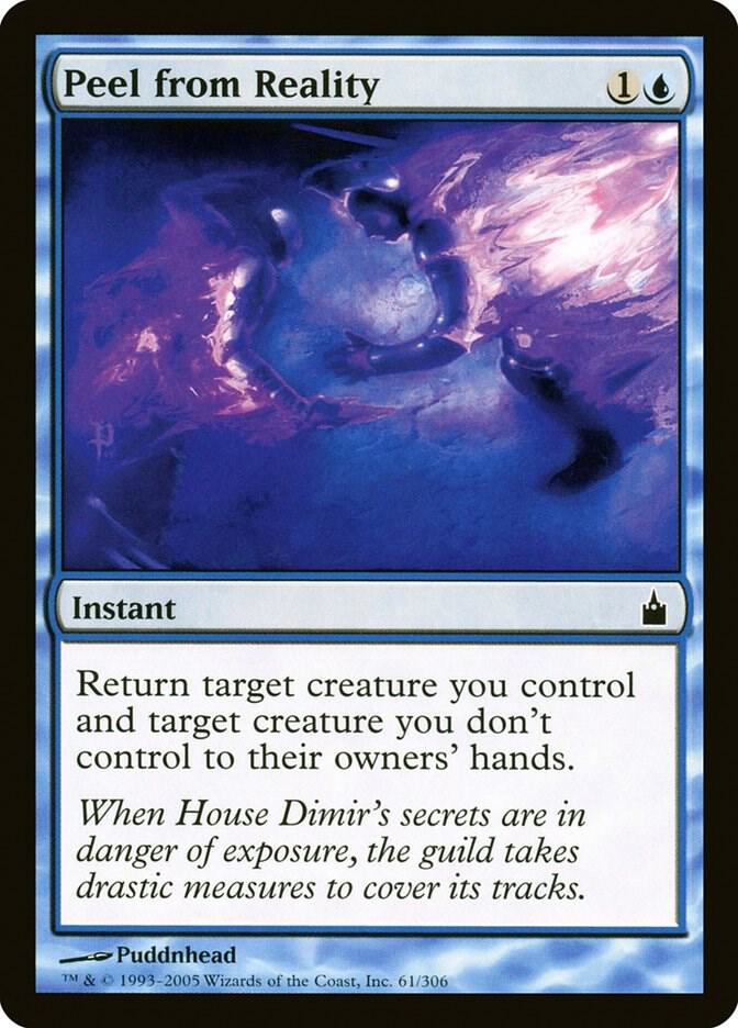 Peel from Reality 61 card from Ravnica: City of Guilds