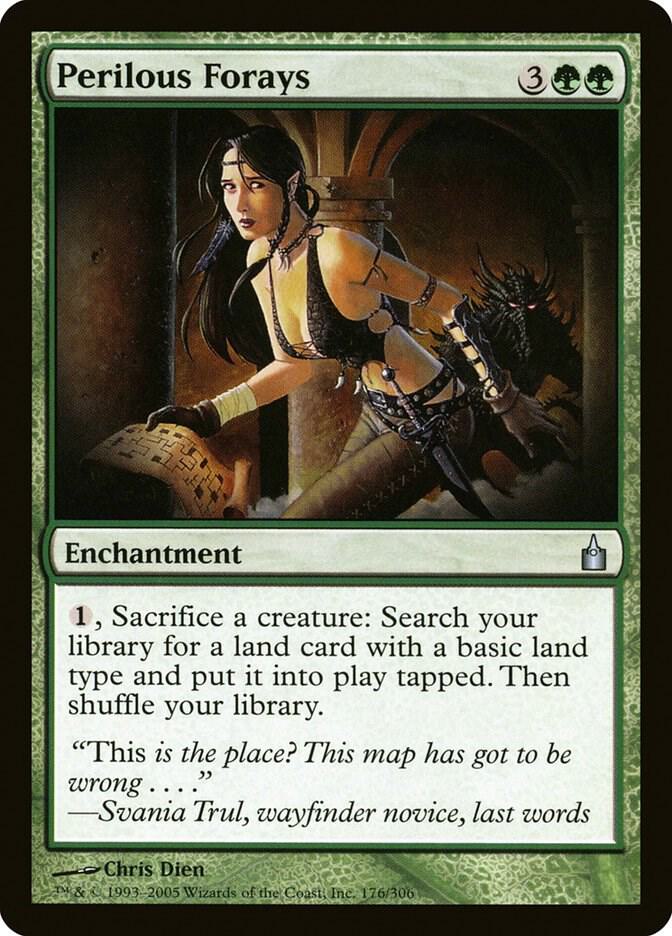 Perilous Forays 176 card from Ravnica: City of Guilds