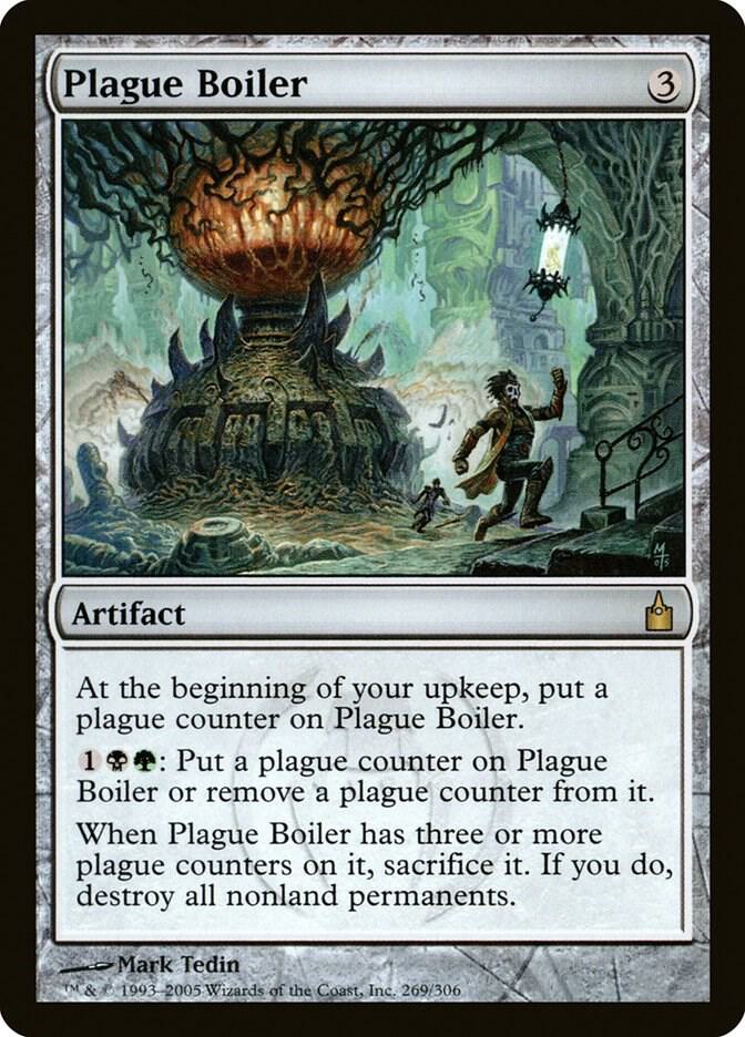 Plague Boiler 269 card from Ravnica: City of Guilds