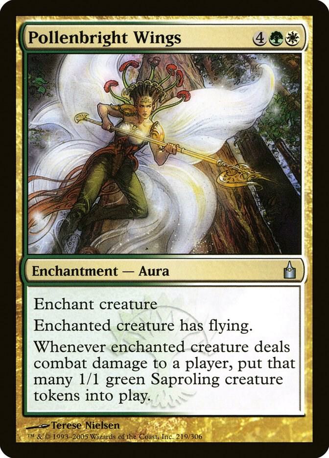 Pollenbright Wings 219 card from Ravnica: City of Guilds