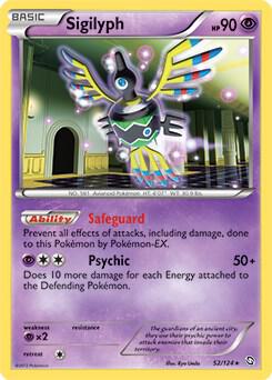 Sigilyph - 52/124 052/124 card from Deck Exclusives